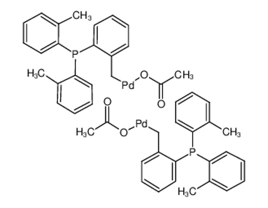 Picture of Trans-Di-mu-Acetatobis[2-(di-o-Tolylphosphino)Benzyl]Dipalladium(II)