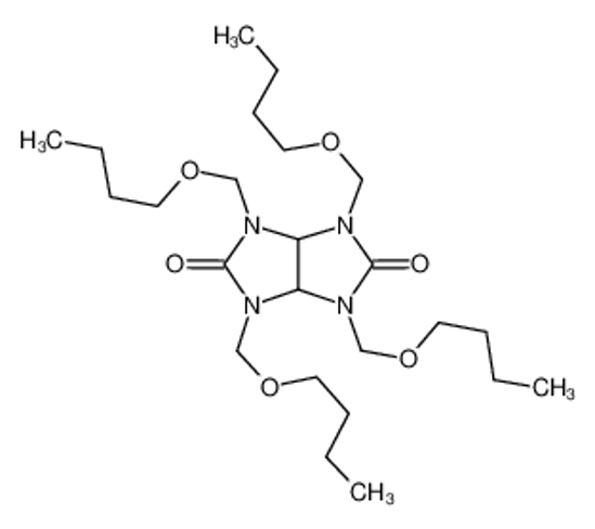 Picture of 1,3,4,6-TETRAKIS(BUTOXYMETHYL)GLYCOLURIL, TECH.