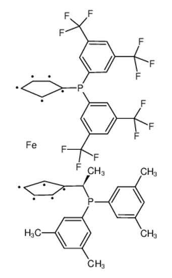 Picture of (R)-(-)-1-[(S)-2-(DI(3,5-BIS-TRIFLUOROMETHYLPHENYL)PHOSPHINO)FERROCENYL]ETHYLDI(3,5-DIMETHYLPHENYL)PHOSPHINE