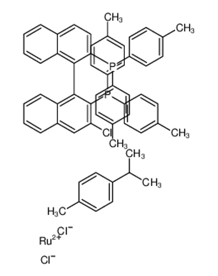 Picture of (S)-RuCl[(p-cymene)(T-BINAP)]Cl
