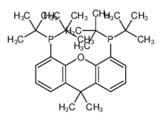 Imagem de ditert-butyl-(5-ditert-butylphosphanyl-9,9-dimethylxanthen-4-yl)phosphane