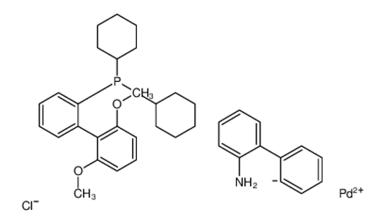 Picture of chloropalladium(1+),dicyclohexyl-[2-(2,6-dimethoxyphenyl)phenyl]phosphane,2-phenylaniline
