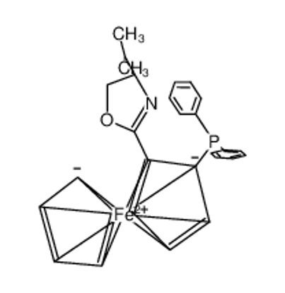Imagem de (<i>S</i>)-1-(Diphenylphosphino)-2-[(<i>S</i>)-4-isopropyloxazolin-2-yl]ferrocene
