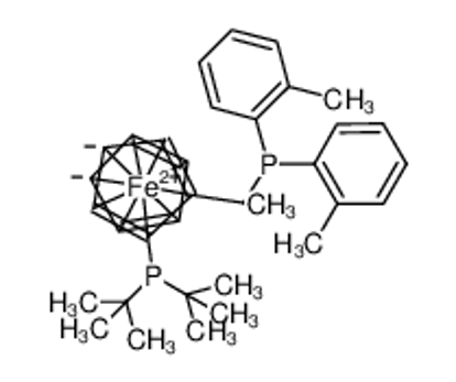 Mostrar detalhes para (S)-1-[(R)-2-(di-tert-butylphosphino)ferrocenyl]ethylbis(2-methylphenyl)phosphine