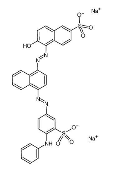 Изображение disodium,(5E)-5-[[4-[(4-anilino-3-sulfonatophenyl)diazenyl]naphthalen-1-yl]hydrazinylidene]-6-oxonaphthalene-2-sulfonate