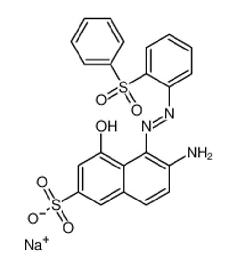 Изображение sodium,5-[2-[2-(benzenesulfonyl)phenyl]hydrazinyl]-6-imino-4-oxonaphthalene-2-sulfonate