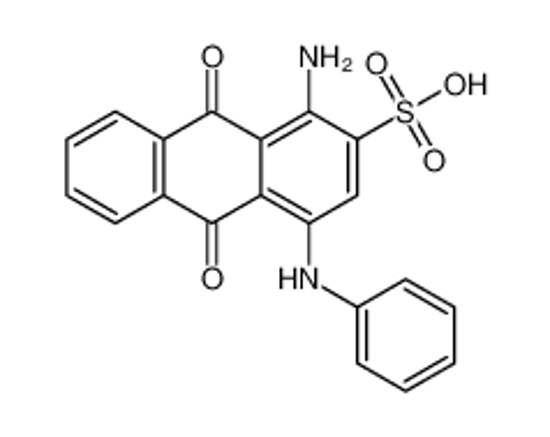 Picture of 1-amino-4-anilino-9,10-dioxoanthracene-2-sulfonic acid