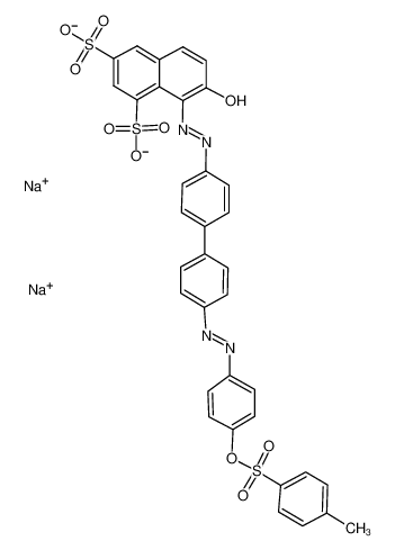 Imagem de disodium,(8Z)-8-[[4-[4-[[4-(4-methylphenyl)sulfonyloxyphenyl]diazenyl]phenyl]phenyl]hydrazinylidene]-7-oxonaphthalene-1,3-disulfonate