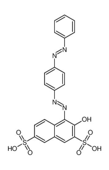 Picture of 1-[p-Azo(azobenzene)]-2-hydroxy-3,6-disulfonaphthalene, disodium salt
