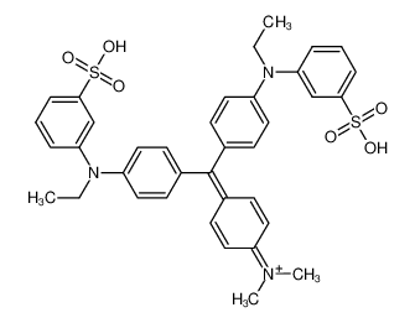 Picture of [4-[bis[4-(N-ethyl-3-sulfoanilino)phenyl]methylidene]cyclohexa-2,5-dien-1-ylidene]-dimethylazanium
