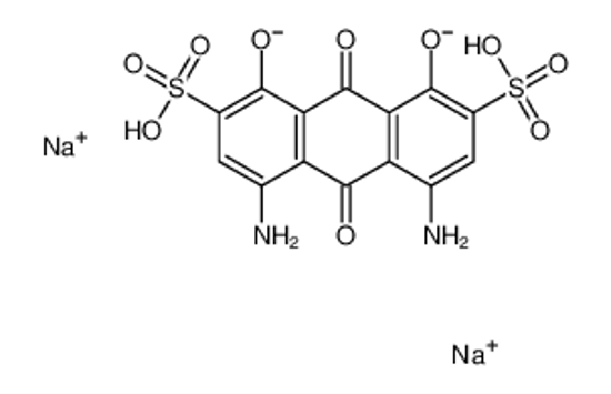 Picture of disodium,4,5-diamino-1,8-dihydroxy-9,10-dioxoanthracene-2,7-disulfonate
