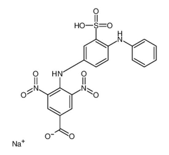 Picture of Sodium 4-[(4-anilino-3-sulfophenyl)amino]-3,5-dinitrobenzoate