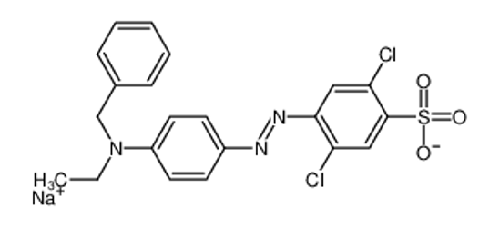 Picture of sodium,4-[[4-[benzyl(ethyl)amino]phenyl]diazenyl]-2,5-dichlorobenzenesulfonate
