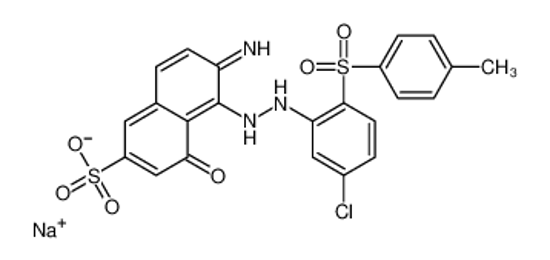 Изображение sodium,5-[2-[5-chloro-2-(4-methylphenyl)sulfonylphenyl]hydrazinyl]-6-imino-4-oxonaphthalene-2-sulfonate