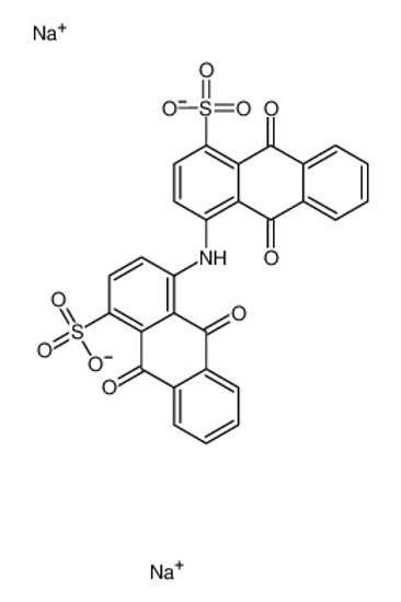 Imagem de disodium,4-[(9,10-dioxo-4-sulfonatoanthracen-1-yl)amino]-9,10-dioxoanthracene-1-sulfonate