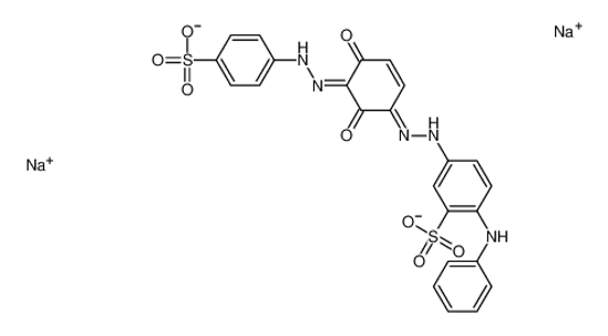 Picture of disodium,2-anilino-5-[(2E)-2-[(5E)-4,6-dioxo-5-[(4-sulfonatophenyl)hydrazinylidene]cyclohex-2-en-1-ylidene]hydrazinyl]benzenesulfonate