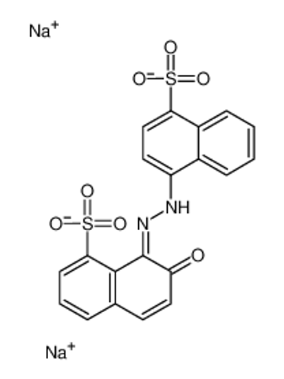Изображение disodium,(8Z)-7-oxo-8-[(4-sulfonatonaphthalen-1-yl)hydrazinylidene]naphthalene-1-sulfonate