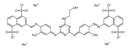 Show details for tetrasodium,3-[[4-[[4-[4-[(4,8-disulfonatonaphthalen-2-yl)diazenyl]-3-methylanilino]-6-(2-hydroxyethylamino)-1,3,5-triazin-2-yl]amino]-2-methylphenyl]diazenyl]naphthalene-1,5-disulfonate