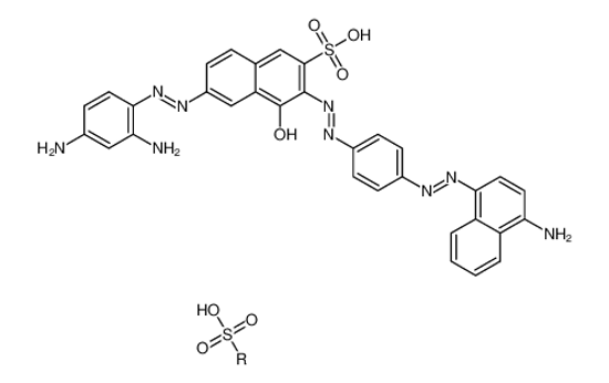 Изображение disodium,(3Z)-3-[[4-[(4-amino-6-sulfonatonaphthalen-1-yl)diazenyl]phenyl]hydrazinylidene]-6-[(2,4-diaminophenyl)diazenyl]-4-oxonaphthalene-2-sulfonate