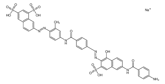 Picture of C.I. Direct Orange 74, trisodium salt