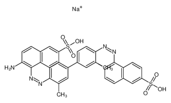 Picture of sodium,6-amino-5-[[4-[4-[(2-amino-6-sulfonaphthalen-1-yl)diazenyl]-3-methylphenyl]-2-methylphenyl]diazenyl]naphthalene-2-sulfonic acid