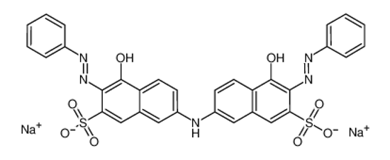 Изображение disodium,(3E)-4-oxo-7-[[(6E)-5-oxo-6-(phenylhydrazinylidene)-7-sulfonatonaphthalen-2-yl]amino]-3-(phenylhydrazinylidene)naphthalene-2-sulfonate