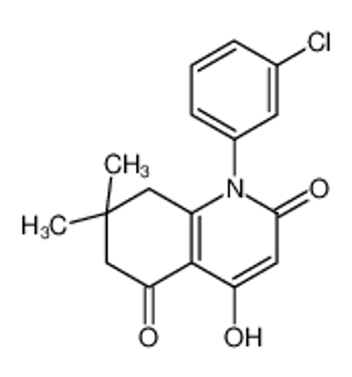 Изображение 1-(3-chlorophenyl)-4-hydroxy-7,7-dimethyl-6,8-dihydroquinoline-2,5-dione