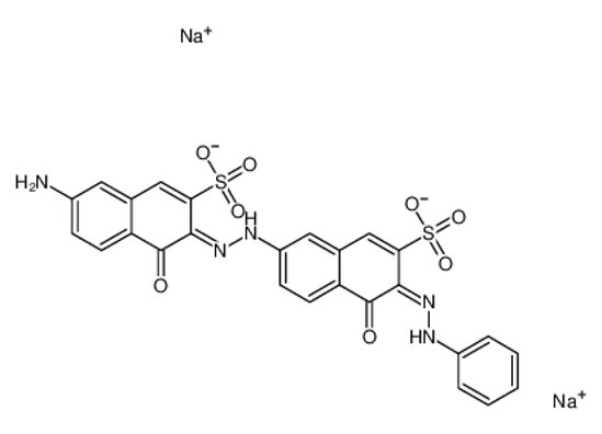 Picture of disodium,7-amino-4-oxo-3-[[5-oxo-6-(phenylhydrazinylidene)-7-sulfonatonaphthalen-2-yl]hydrazinylidene]naphthalene-2-sulfonate
