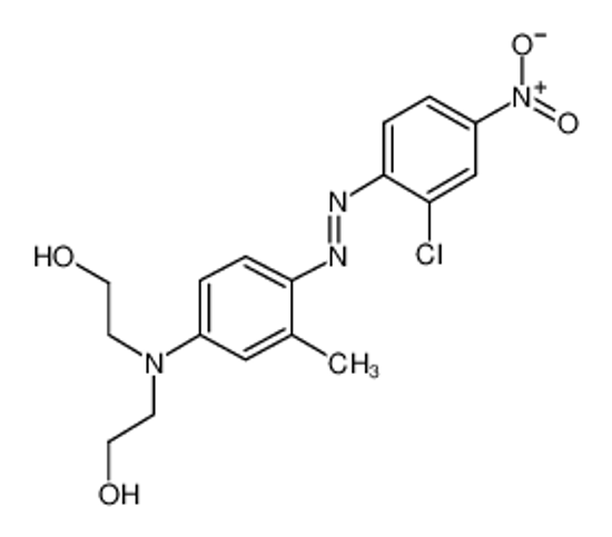 Picture of 2-[4-[(2-chloro-4-nitrophenyl)diazenyl]-N-(2-hydroxyethyl)-3-methylanilino]ethanol