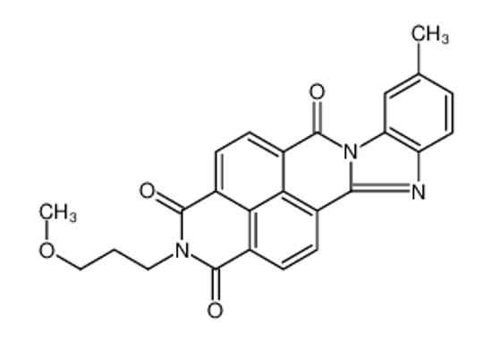 Picture of 2-(3-Methoxypropyl)-9-methylbenzimidazo[2,1-b]benzo[lmn][3,8]phen anthroline-1,3,6(2H)-trione