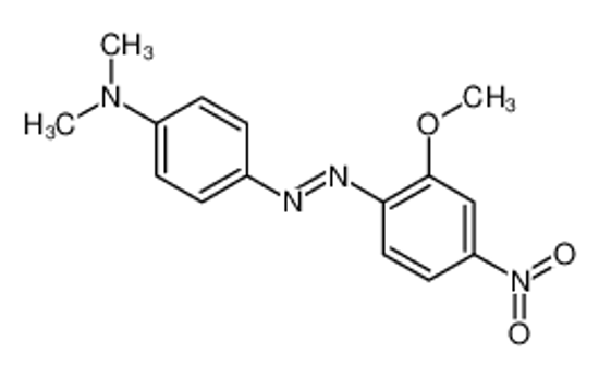 Picture of 4-[(2-methoxy-4-nitrophenyl)diazenyl]-N,N-dimethylaniline