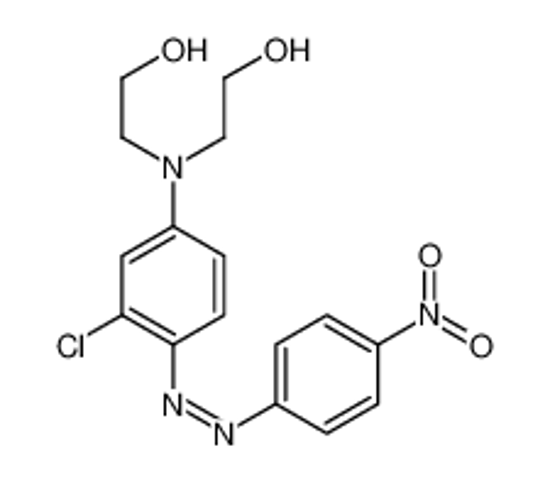 Picture of 2-[3-chloro-N-(2-hydroxyethyl)-4-[(4-nitrophenyl)diazenyl]anilino]ethanol