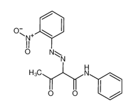Picture of 2-[(2-nitrophenyl)diazenyl]-3-oxo-N-phenylbutanamide