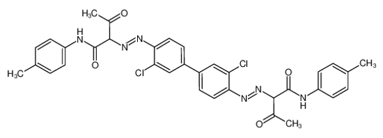 Picture of 2-[[2-chloro-4-[3-chloro-4-[[1-(4-methylanilino)-1,3-dioxobutan-2-yl]diazenyl]phenyl]phenyl]diazenyl]-N-(4-methylphenyl)-3-oxobutanamide