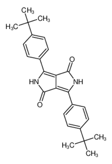 Picture of Pyrrolo3,4-cpyrrole-1,4-dione, 3,6-bis4-(1,1-dimethylethyl)phenyl-2,5-dihydro-