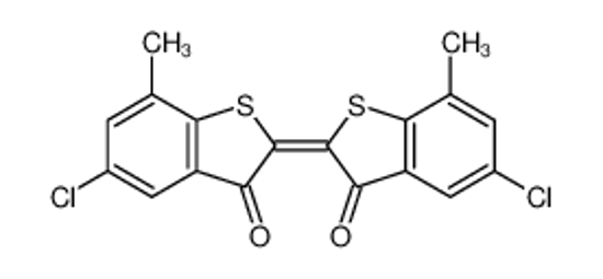 Picture of (2Z)-5-chloro-2-(5-chloro-7-methyl-3-oxo-1-benzothiophen-2-ylidene)-7-methyl-1-benzothiophen-3-one