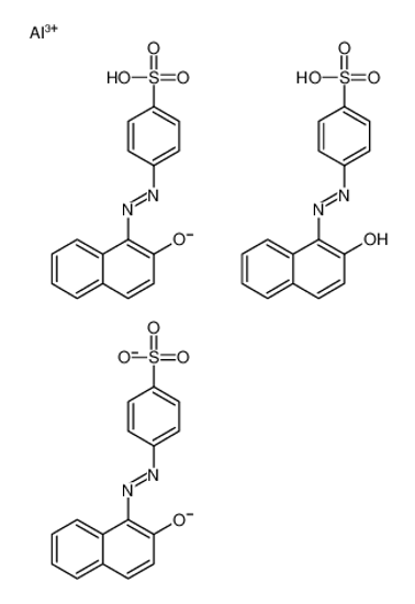 Picture of aluminum,4-[(2E)-2-(2-oxonaphthalen-1-ylidene)hydrazinyl]benzenesulfonate
