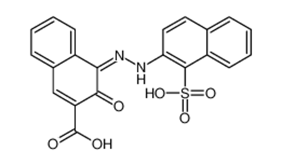 Picture of (4E)-3-Oxo-4-[(1-sulfo-2-naphthyl)hydrazono]-3,4-dihydro-2-naphth alenecarboxylic acid