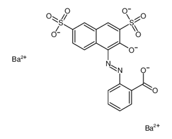 Picture of barium(2+),2-[(2-oxido-3,6-disulfonatonaphthalen-1-yl)diazenyl]benzoate
