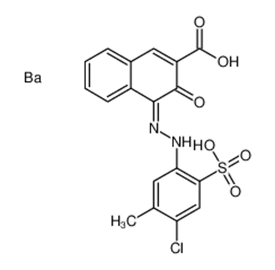 Изображение barium,(4Z)-4-[(4-chloro-5-methyl-2-sulfophenyl)hydrazinylidene]-3-oxonaphthalene-2-carboxylic acid