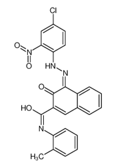 Изображение (4Z)-4-[(4-chloro-2-nitrophenyl)hydrazinylidene]-N-(2-methylphenyl)-3-oxonaphthalene-2-carboxamide
