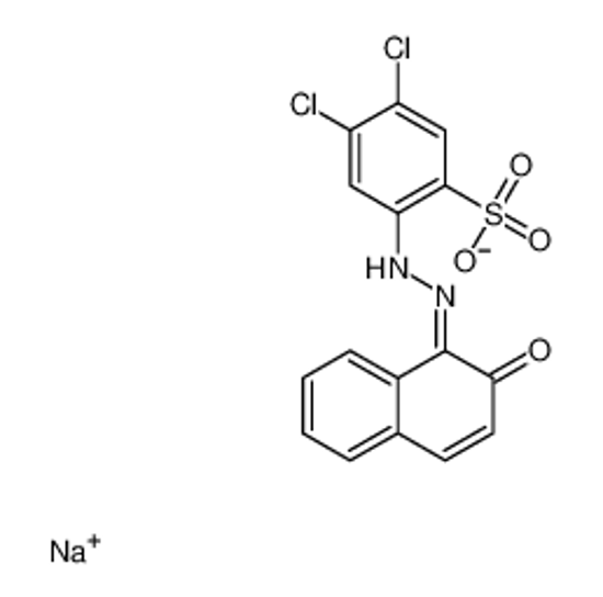 Picture of sodium,4,5-dichloro-2-[2-(2-oxonaphthalen-1-ylidene)hydrazinyl]benzenesulfonate