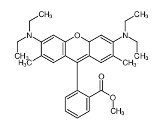Picture of methyl 2-[(4aS)-3,6-bis(diethylamino)-2,7-dimethyl-4aH-xanthen-9-yl]benzoate