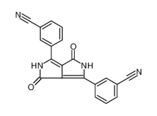 Picture of Benzonitrile, 3,3'-(2,3,5,6-tetrahydro-3,6-dioxopyrrolo[3,4-c]pyrrole-1,4-diyl)bis-