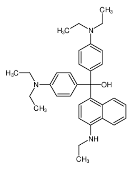 Picture of bis[4-(diethylamino)phenyl]-[4-(ethylamino)naphthalen-1-yl]methanol