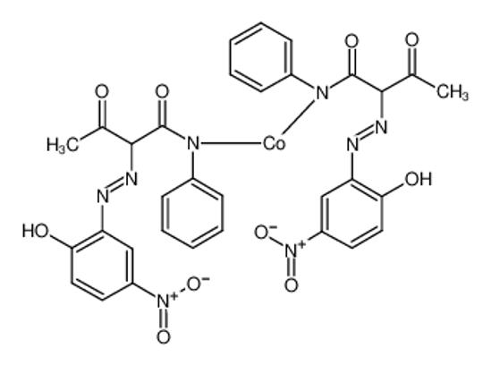 Picture of cobalt(3+),hydron,(2E)-2-[(5-nitro-2-oxidophenyl)hydrazinylidene]-3-oxo-N-phenylbutanimidate