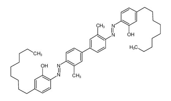 Picture of 2,2'-[(3,3'-dimethyl[1,1'-biphenyl]-4,4'-diyl)bis(azo)]bis[4-nonylphenol]