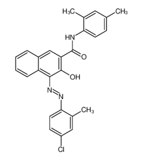 Picture of (4Z)-4-[(4-chloro-2-methylphenyl)hydrazinylidene]-N-(2,4-dimethylphenyl)-3-oxonaphthalene-2-carboxamide