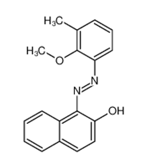 Picture of 1-[(2-methoxy-3-methylphenyl)azo]-2-naphthol