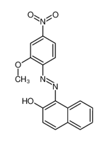 Picture of 1-[(2-Methoxy-4-nitrophenyl)diazenyl]-2-naphthol
